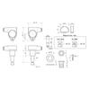 GOTOH Electric Guitar Tuning Machines, Magnum Lock, 20-Button, 3+3, Gold (05182GYX) SG301-MG-20-3+3-GG
