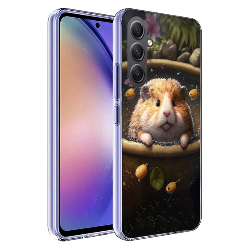 Hamster Portrait Phone Case for Samsung A17 A37 A57 A07 A16 A26 A36 A56 A06 A02S A12 A22 A32 A52S A04S A14 A24 A34 A54 A03 A13 A