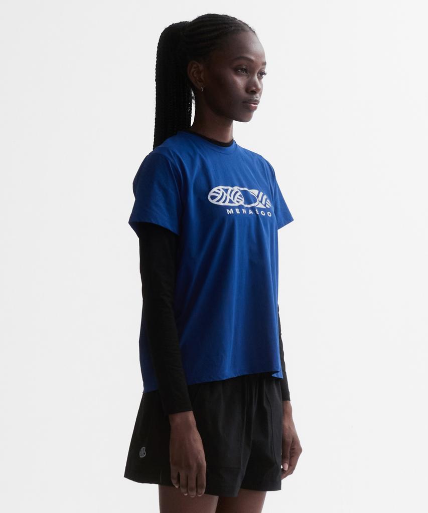Minasu Venode Three Track Logo Active Tshirts_Blue (Basic Fit)