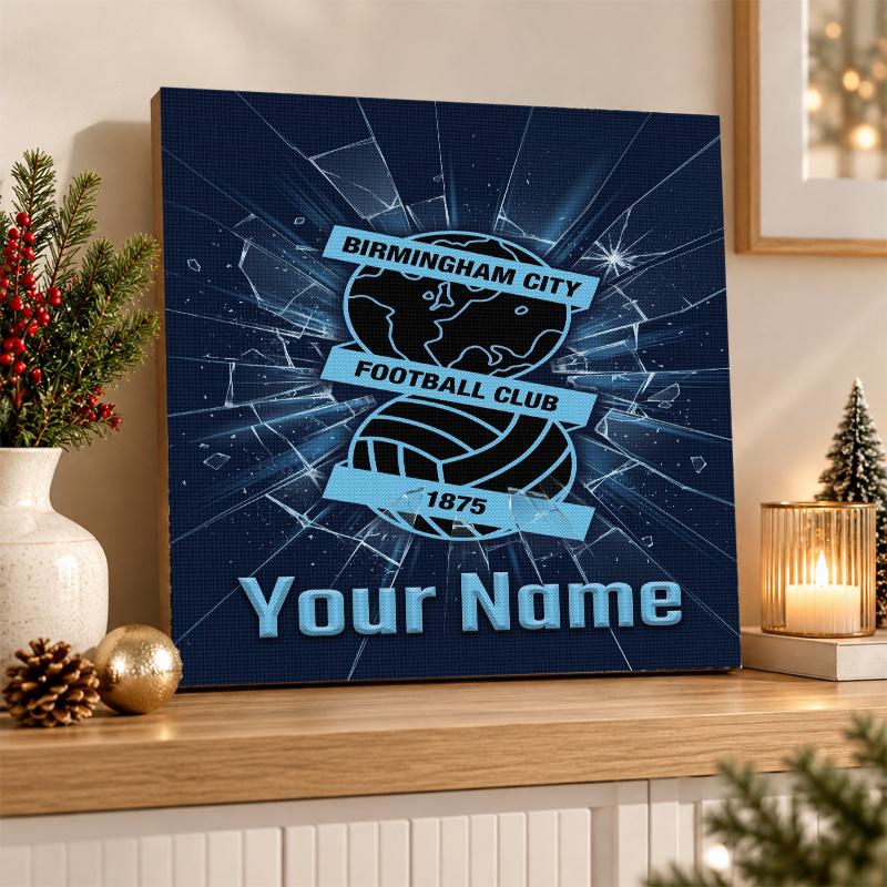 BIRMINGHAM CITY Football Custom Name Text 5D Diamond Painting Kit DIY Full Drill Diamond Art Decoration