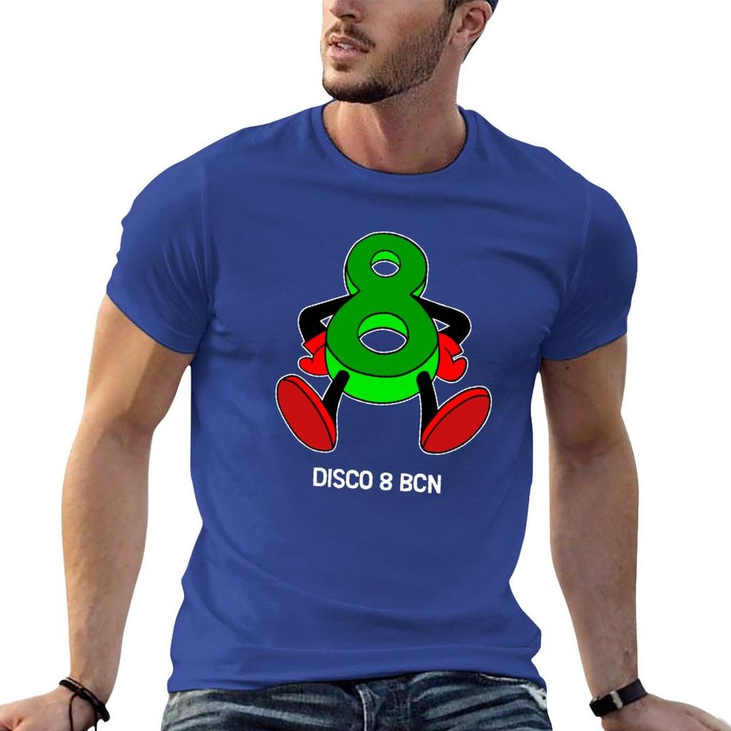 New Disco 8 - Techno Hardcore T-Shirt Graphic T Shirt Kawaii Clothes T Shirts for Men