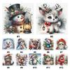 Full Embroidery Eco-cotton Thread 18CT Printed Animal Cross Stitch Kit Art