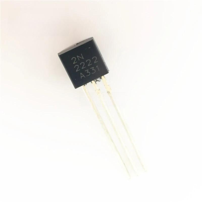 50/100 Stück Direkt gesteckte Transistor-Set 2N2222 To92 Npn 30V 800mA Transistoren Elektronik-Kit DIY Zubehör