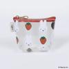 Kawaii Miffy Rabbit Makeup Bag Cartoon Miffy Rabbit Strawberry Transparent and Cute Lipstick Portable Storage Bag Jelly Bag