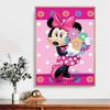5D Diy Diamond Painting Flowers and Minnie Full Drill Rhinestones Mosaic Embroidery Handmade Products Home Decor Gift