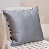 Cushion Imitation Linen Cushion Cover Black and Gray Simple Fashion Sofa Pillow Cover
