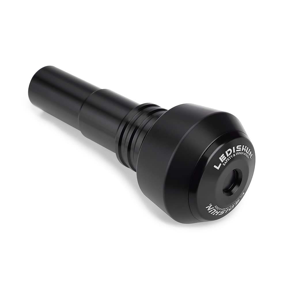 BYEMTTY Motorcycle Aluminum Muffler Slider Exhaust Pipe Slider for G310R G310GS S1000XR S1000RR S1000R K1200S R1200R R1200RS S1000 (Black)