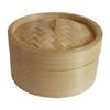 Commercial Bamboo Steamer Set with Lid