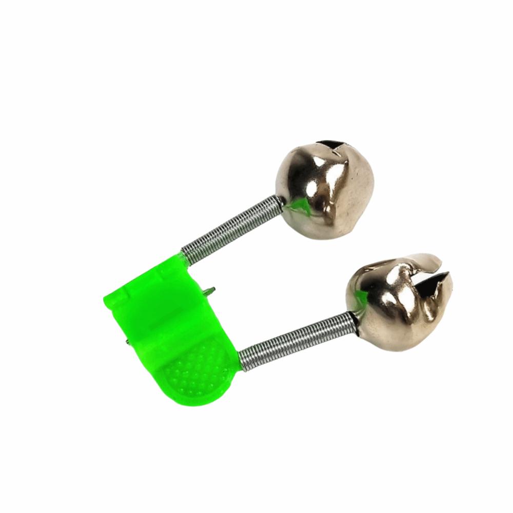 20/50PCS 46*32mm Fishing Rod Alarm Bells Double Spring Clip Bite Alarm Bells Outdoor Fishing