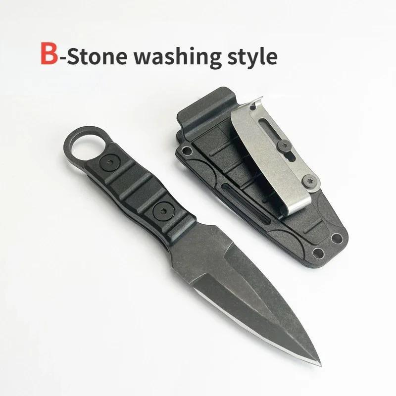 Knife Sharp Fruit Knife Handle Meat Knife Portable Scabbard Ring Knife