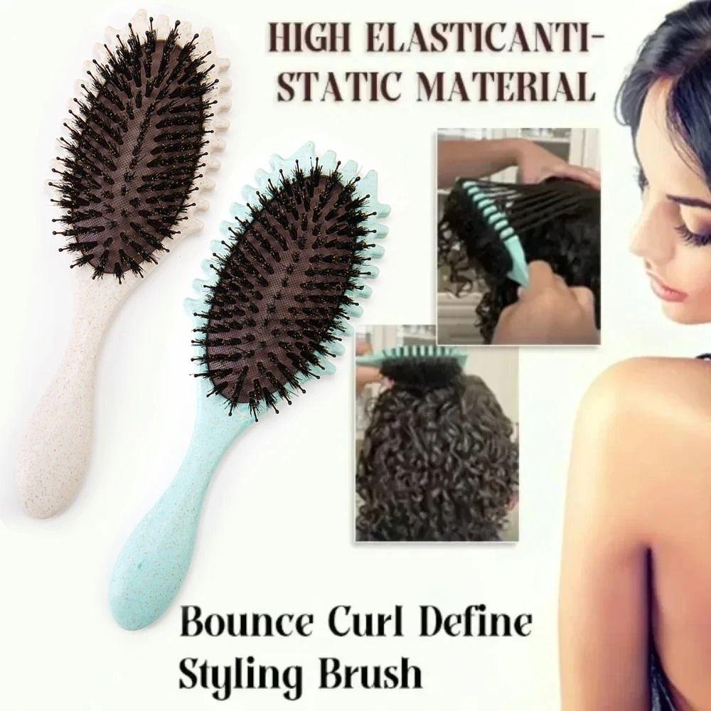 

for Defining Curls Massage Head Comb Convenient to Use Curly Hair Brush for Women