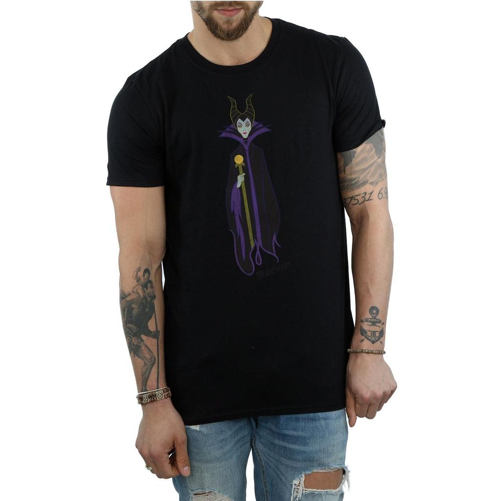 Sleeping Beauty Mens Classic Maleficent Cotton T-Shirt