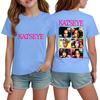 Korean Girl Group Kids Fashion Short Sleeve T-Shirt for Boys and Girls