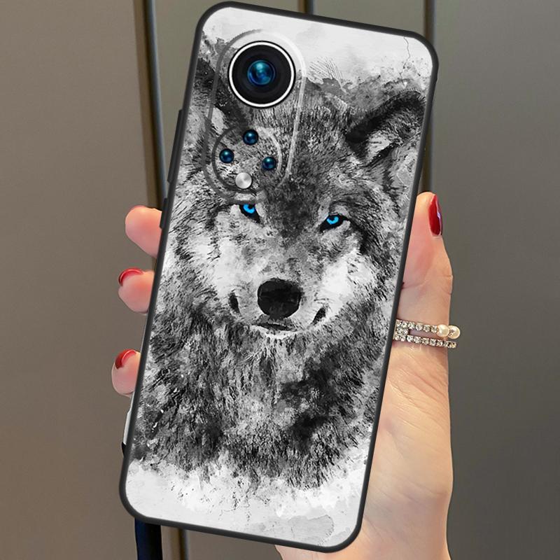 

Чехол Wolf Howls Art для Honor Magic 6 Pro 5 Lite 50 70 90 X6 X7 X8 X9 Honor X6a X7a X8a X9a X8b X9b Cover Honor 50 Lite