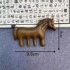 Scalp Head Oil Massager Scalp Hair Comb Tools Chinese New Year Gift Year Of the Horse Sandalwood Massage Wood Massager Comb