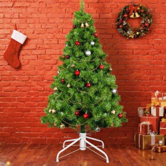 Metal Christmas Tree Stand Universal Folding Xmas Tree Base Replacement Artificial Tree Stand Fits 0.75-1.25inch Pole