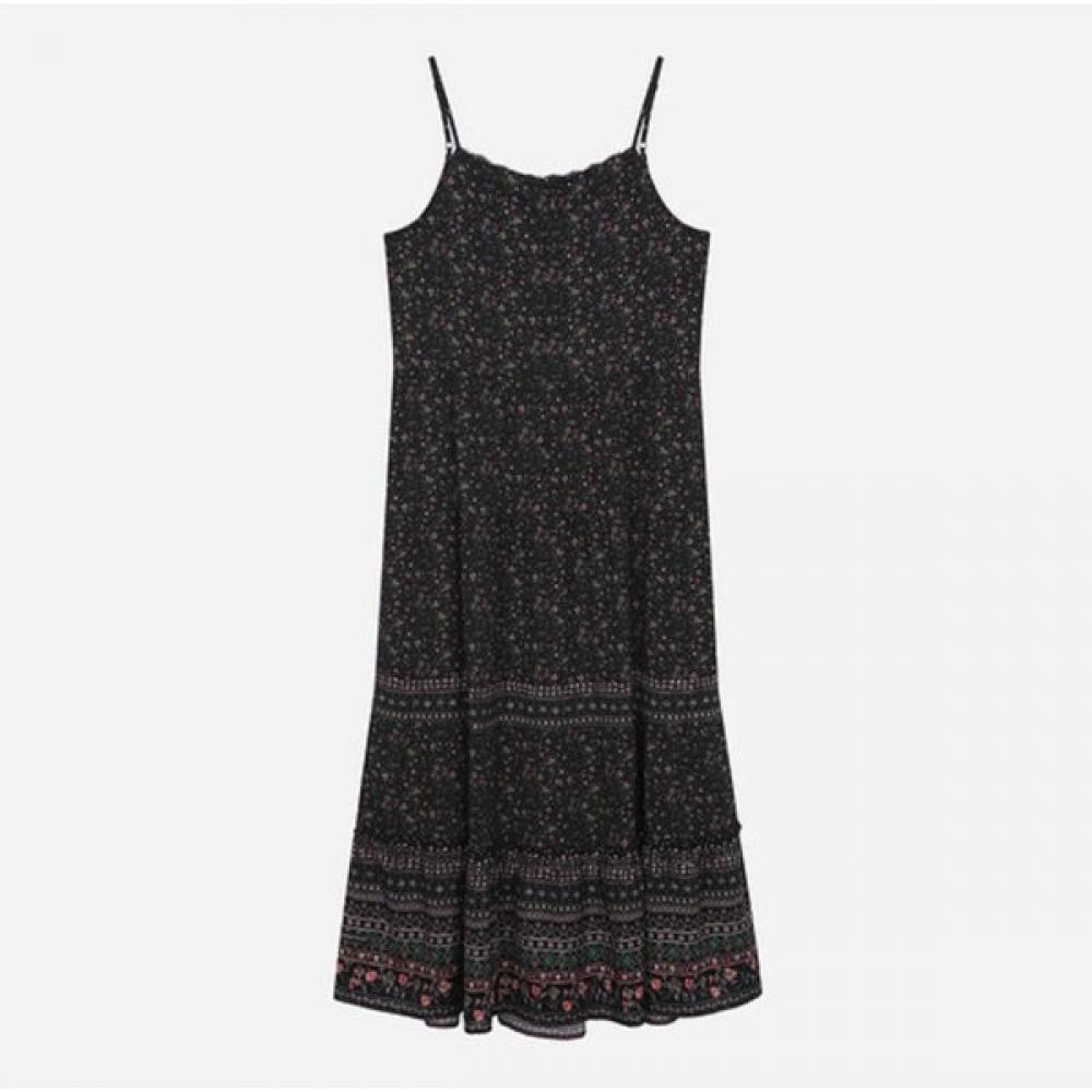 Thursday Island Layered Lace Mix Dress T256mop152w black (BK)/S