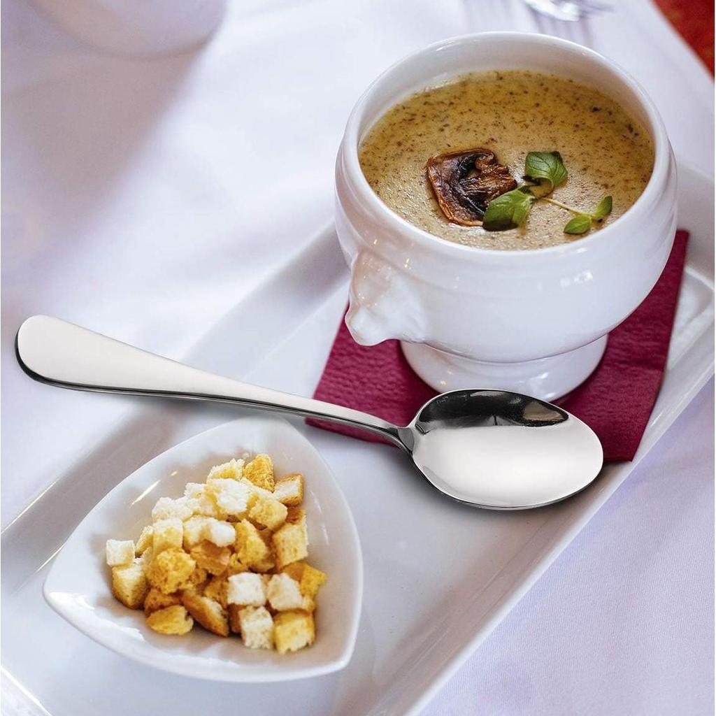 12-delers gode teskjeer i rustfritt stål, 6,1 tommer