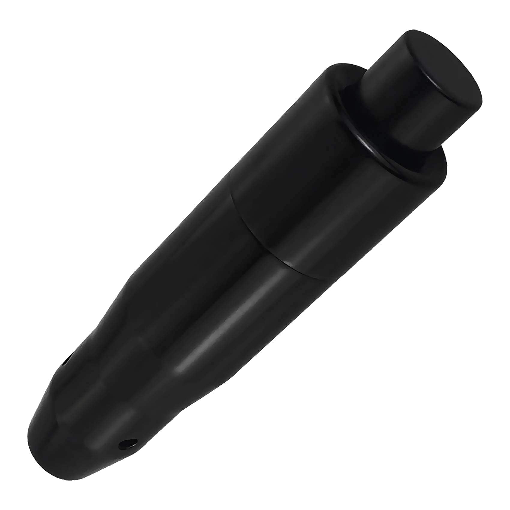 

Lunsom Button Shift Knob Aluminum Shift Lever Metal Shift Knob for Auto Car (Black) чорний