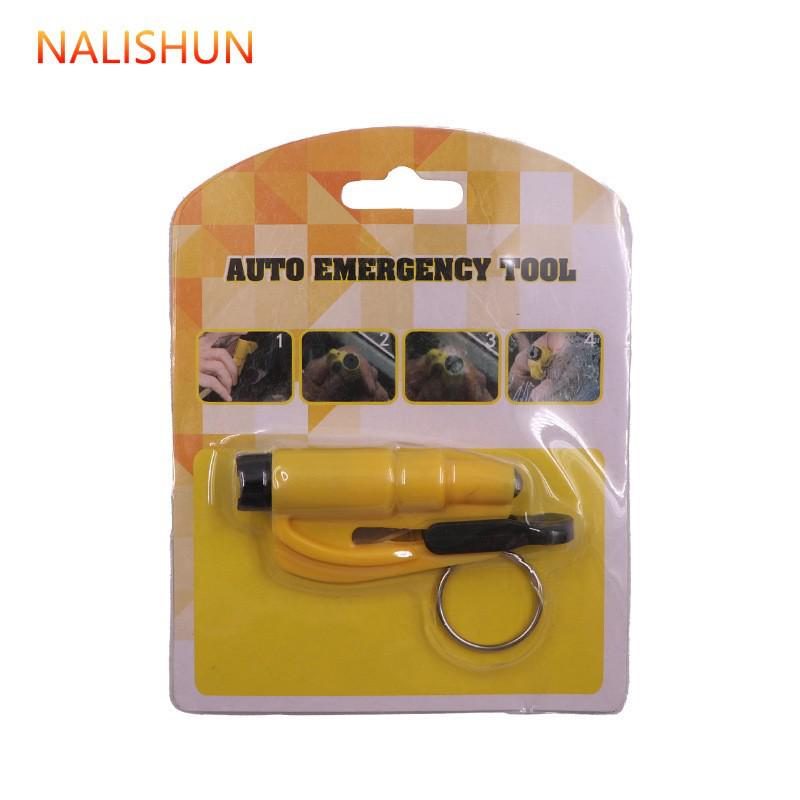 Kompakter Auto-Sicherheitshammer: Tragbarer lebensrettender Schlüsselanhänger mit Fensterbrecher zur praktischen Aufbewahrung und einfachen Verwendung.