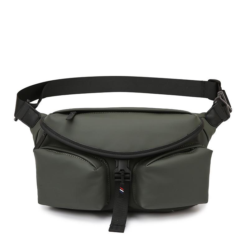 

Унисекс Модная Вместительная Сумка Кроссбоди на Грудь - Минималистичная Сумка для Велоспорта на Открытом Воздухе зелёный