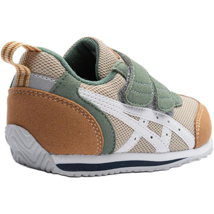 Asics Suku2 Comfortable Lightweight Durable Versatile Fashion Low-Top Kids Casual Shoes Kids casual shoes Brown Green 1144A271-202