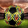 1PC Villarreal football size 5 soccer ball PrahaIndoor Soccer Ball Colorful All Ages Machine Stitched PVC Competition Ready Durable High-Bounce