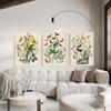 Butterfly Set of 6 Prints Poster Botanical Floral Poster Summer Insect Flower Canvas Painting Wall Art Nursery Room Home Decor