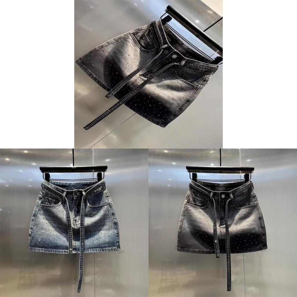 Vintage Denim Bleistiftrock Mit Blinking Design Und Stretch Für Sommer Chic Damen