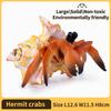 Hermit Crab Figurine Sea Life Animals Model Figure Educational Toy Boys Girls Kids Ages 18M for and Kid Friendly Entertaining Fun Play Safe
