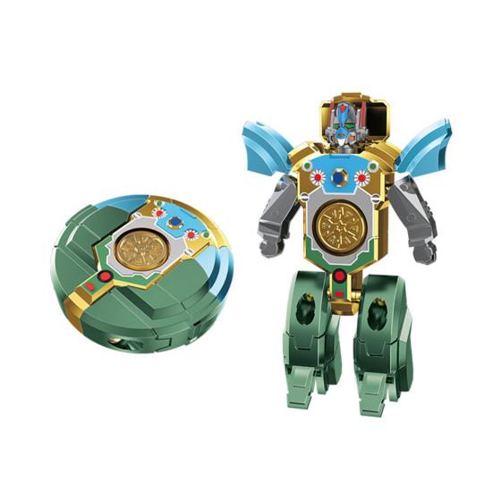 Transforming Robot Spinner Toy Stress Anxiety Relief Deformable Robot Spinning Toy Kids Teens Adults Fingertip Gyroscope Fidget Toy