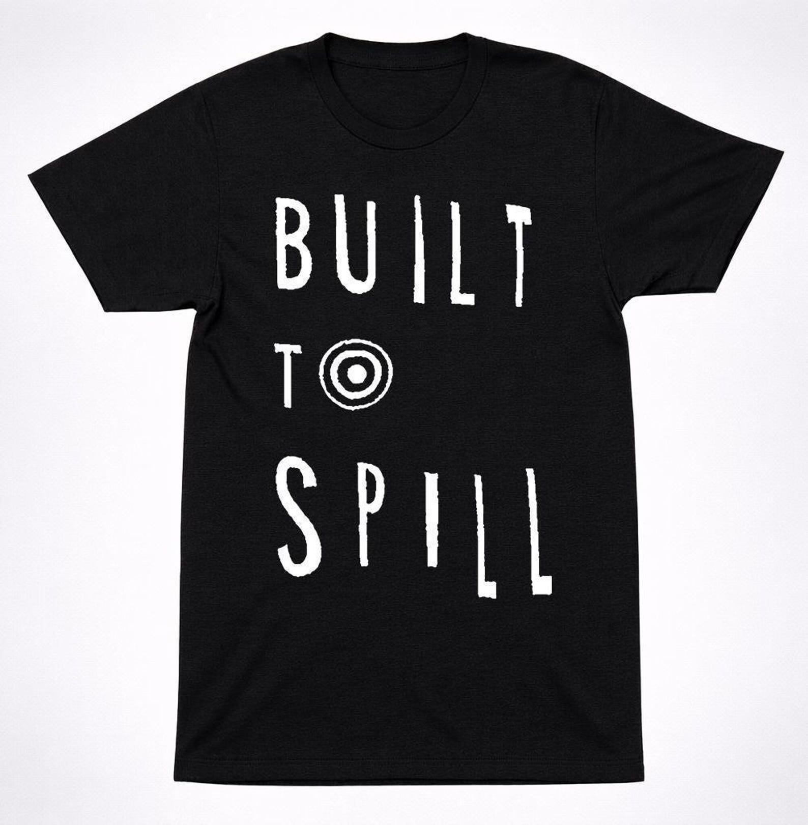 Built to Spill Shirt: Indie Rock Band Logo, Minimal Black Tee L