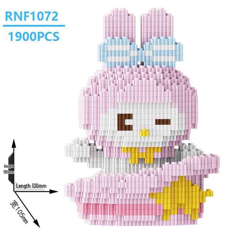 StellaLou Rabbit Building Blocks: High-Difficulty Jigsaw Puzzle Toys for Boys and Girls