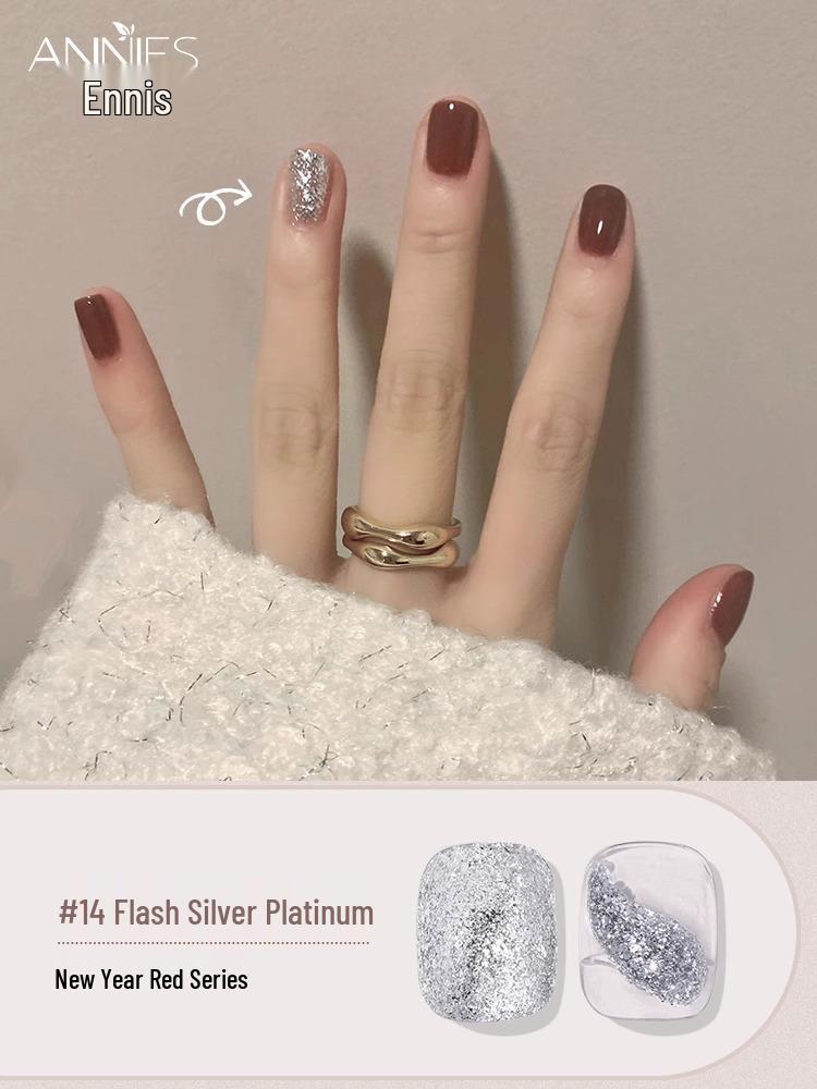 

Гель-лак Enni s Cherry Wine Red 2025 - Популярный Новогодний Оттенок для Салонов