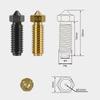 For Anycubic Kobra 3 Hotend Nozzle 0.2 0.4 0.6 0.8 1.0mm Hardened Steel Brass Nozzle For Anycubic Kobra 3 Combo Spare Parts