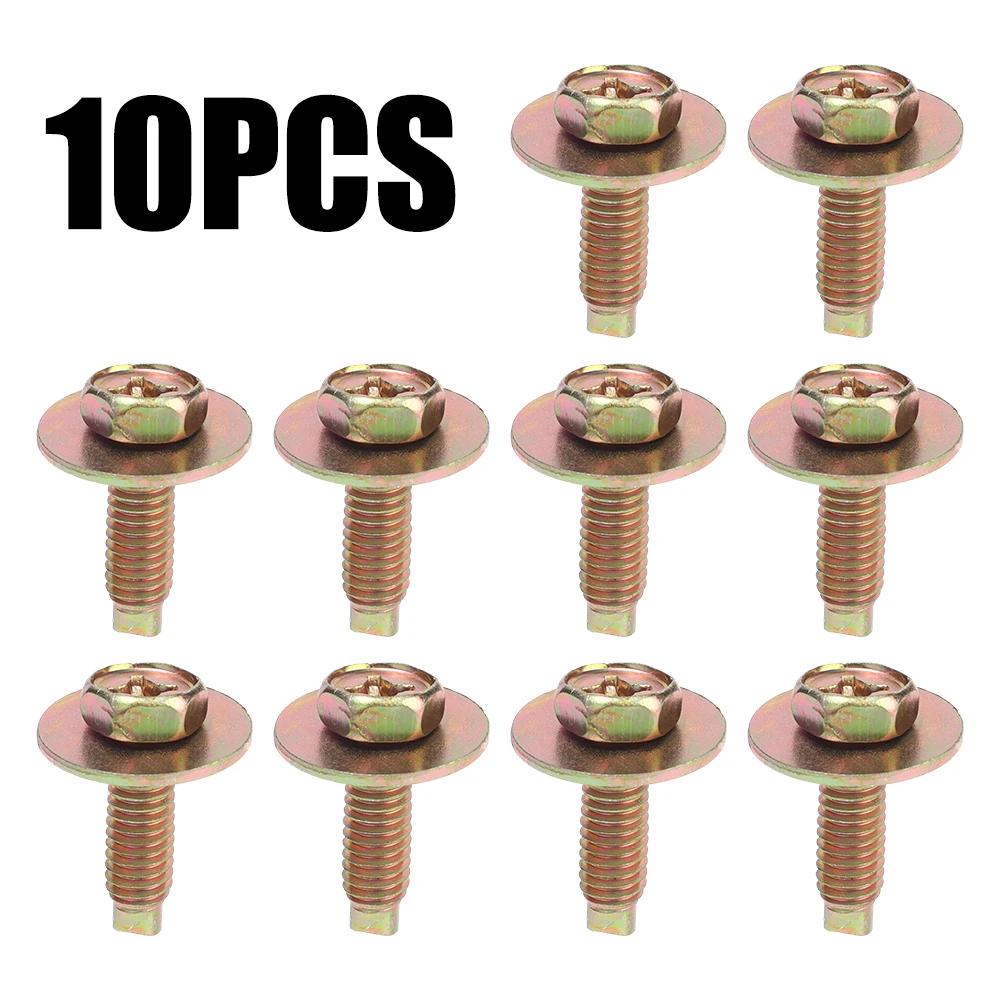 Self-tapping Screw Fasteners Car Body Bolts U-nut Clip M6 Engine Cover Splash Shield Bumper Fender Liner Fastener Rivet Screw