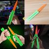 Creative Gravity Carrot Night Glow Design Extra Large Butterfly Stress Relief Toy