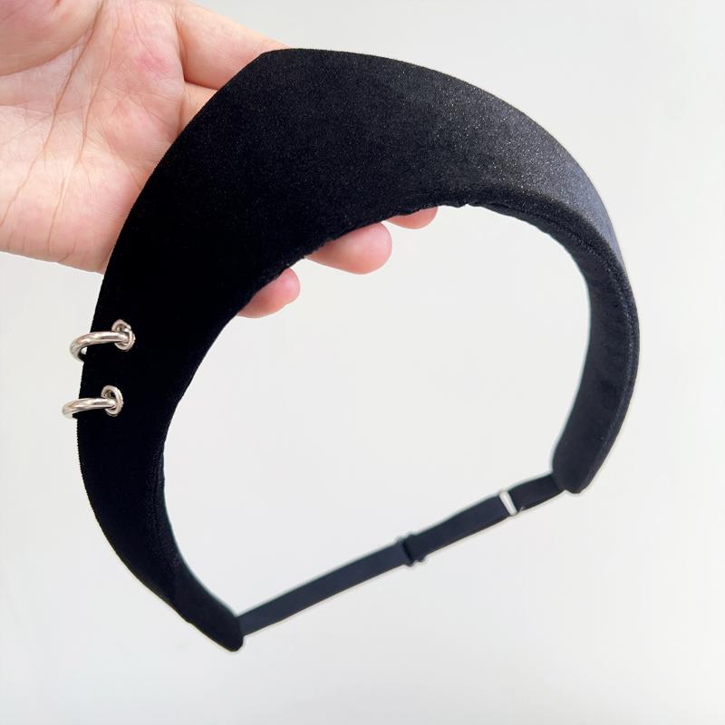 Crown Velvet Headband For Women European And American British Retro Hairpin Headband For Girls Home Leisure Headwear Gift
