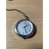 Used SEIKO Pocket Watch Quartz Silver with Chain