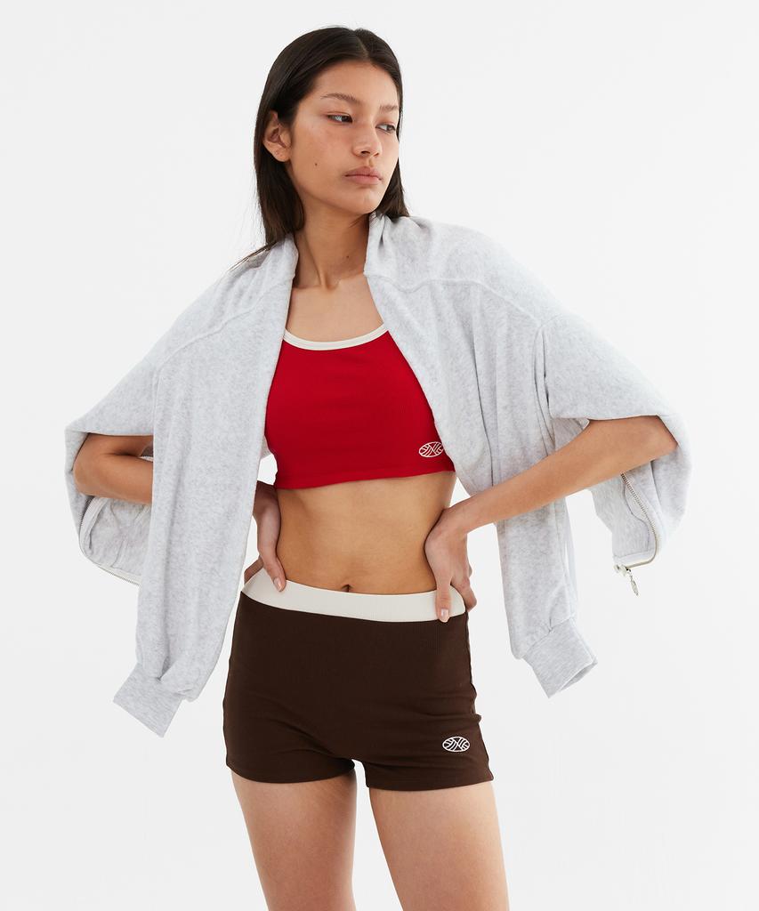 Minasu Mns Span Short Pants_Brown