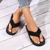 Fashion Women Flat Slippers Lightweight Beach Comfortable Sandals Summer 2024 New Flip Flops Shallow Fashion Outdoor Beach Slides Women