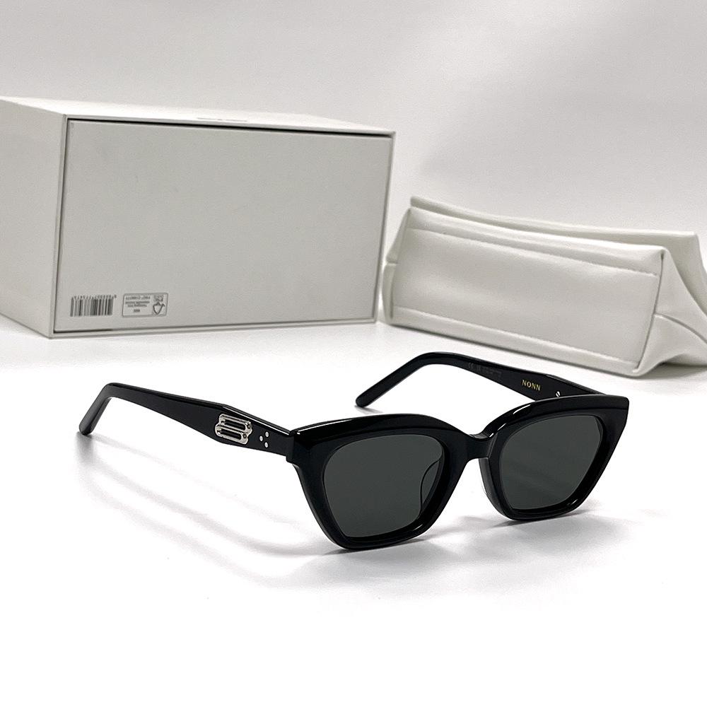 

Трендовые солнцезащитные очки «кошачий глаз» 2024 года для мужчин и женщин - Модные очки для улицы с защитой от УФ-лучей чёрный