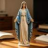 Holy Mother Figure Virgin Mary Statue Catholic Figurine Decor for Home Study Prayer Room Church Cathedral Shrine Altar