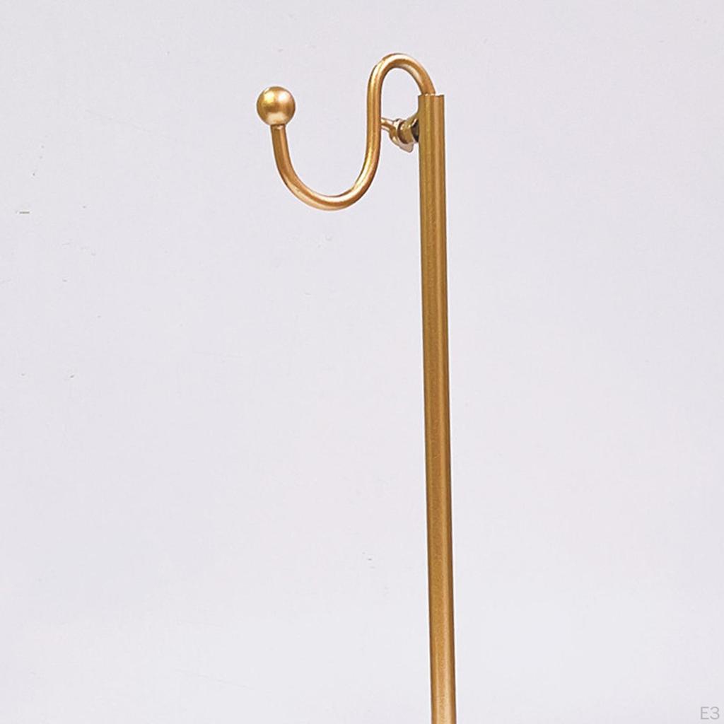 37-67cm Adjustable Handbag Display Stand Metal Single Hook Bag Rack Holder Storage Hanging