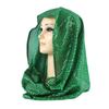 Women's Sequin Hooded Headscarf Head Wraps Fashion Skullies  for Party Daily Wear