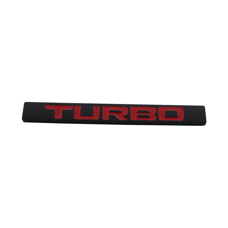 3D Premium TURBO for i-VTEC car Hood Fender trunk Rear Bonnet Nameplate Decal Emblem Badge Sticker