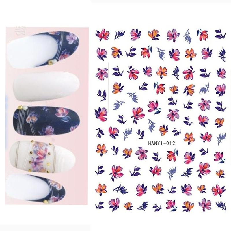 Zurück Kleber Aufkleber 3D Nagel Aufkleber Schwarz Weiß Geometrische Zeichnungen Designs Nagel Aufkleber Dekoration Für Nail Art Schönheit