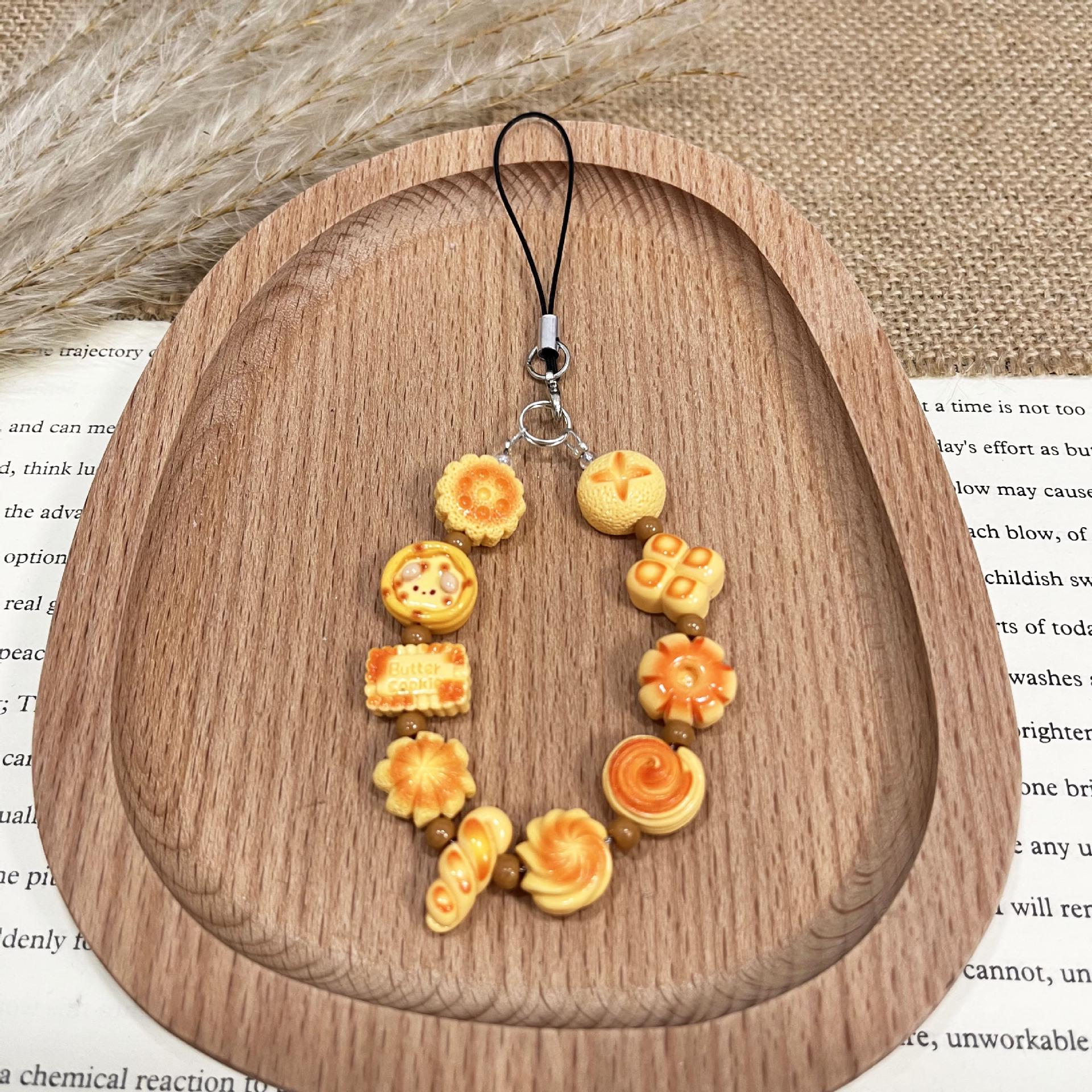 Xiaohongshu Cute Bread Duoduo Keychain Toy Pendant with Lanyard 1