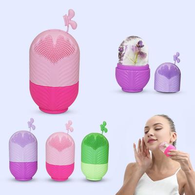 Silicone Face Ice Roller Mold Reusable Ice Compress Puffy Eye Bag Removal Pores Shrink Face Massager Ice Cube Mold Skin Care Tool