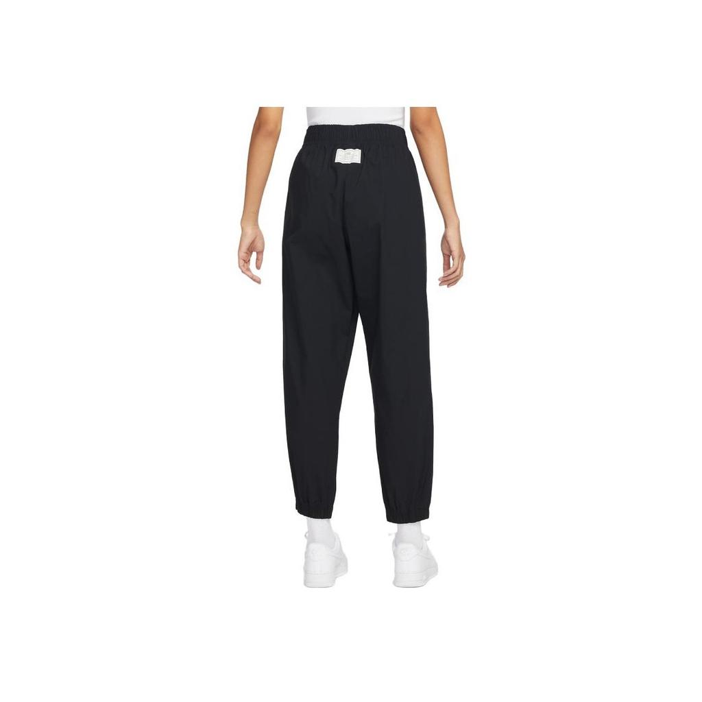 Nike Sportswear Icon Clash Solid Color Printed Logo Jogger Pants Women Bottoms Black White DR6001-010